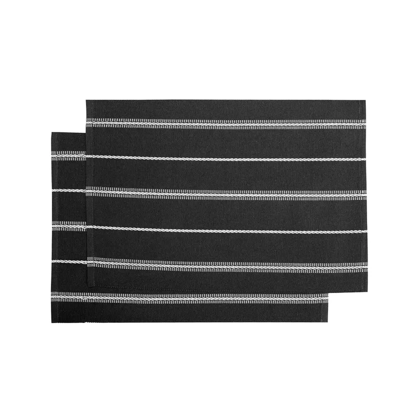 Återvunnen Tablett 2-pack Herman, Svart/Linne