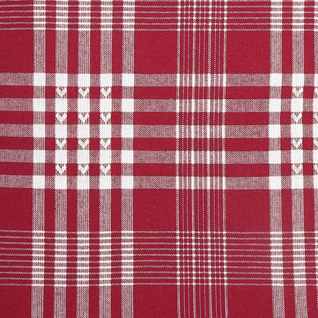 Återvunnen Metervara Mimmi, Mörkröd/Beige