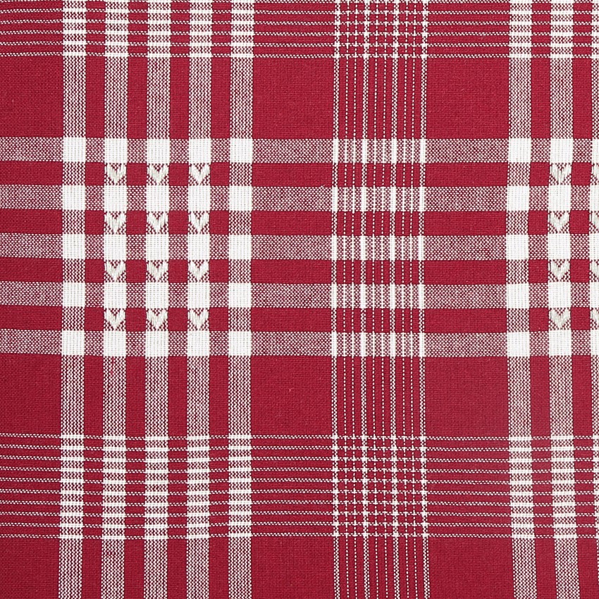 Återvunnen Metervara Mimmi, Mörkröd/Beige