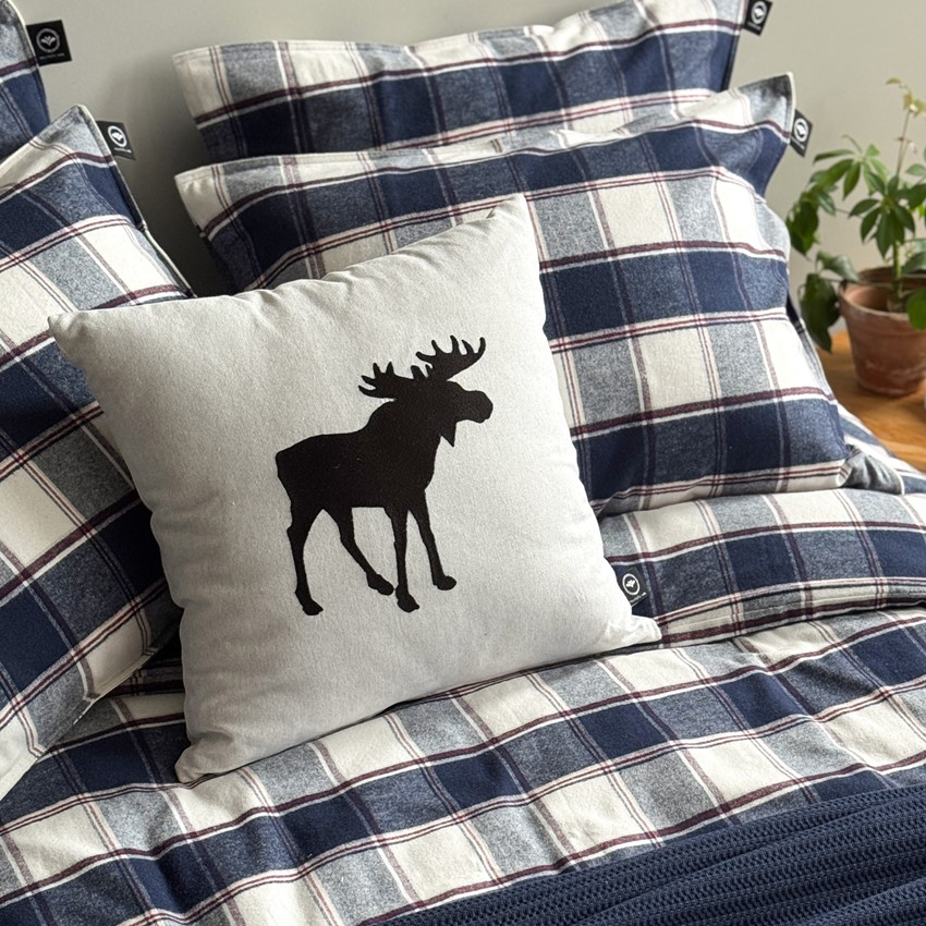 Återvunnet Kuddfodral Helge, Ecru/Beige