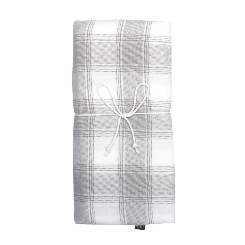 Påslakanset 2-dels Abisko, Grå/Vit