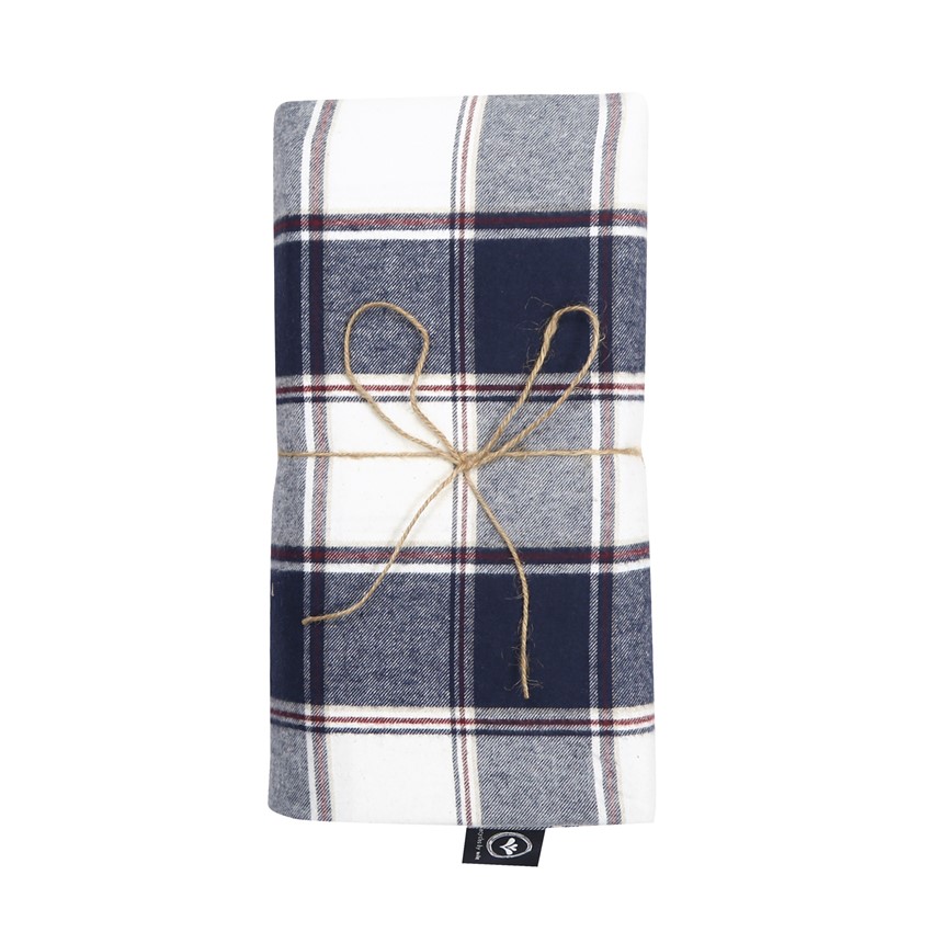 Återvunnet Påslakanset Tärnaby, Marinblå/Vinröd