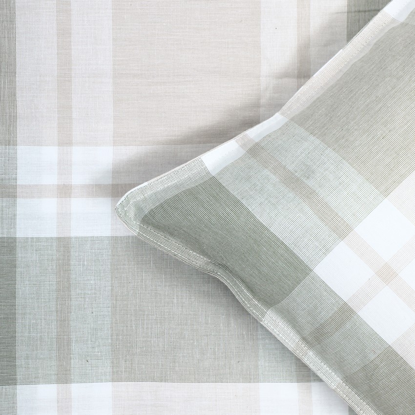 Påslakanset 2-dels Algot, Grön/Sand