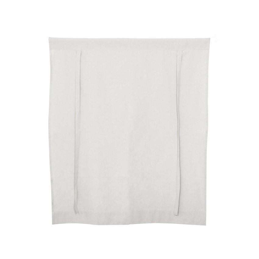 Återvunnen Knyt-hissgardin Elin, Linne/Vit