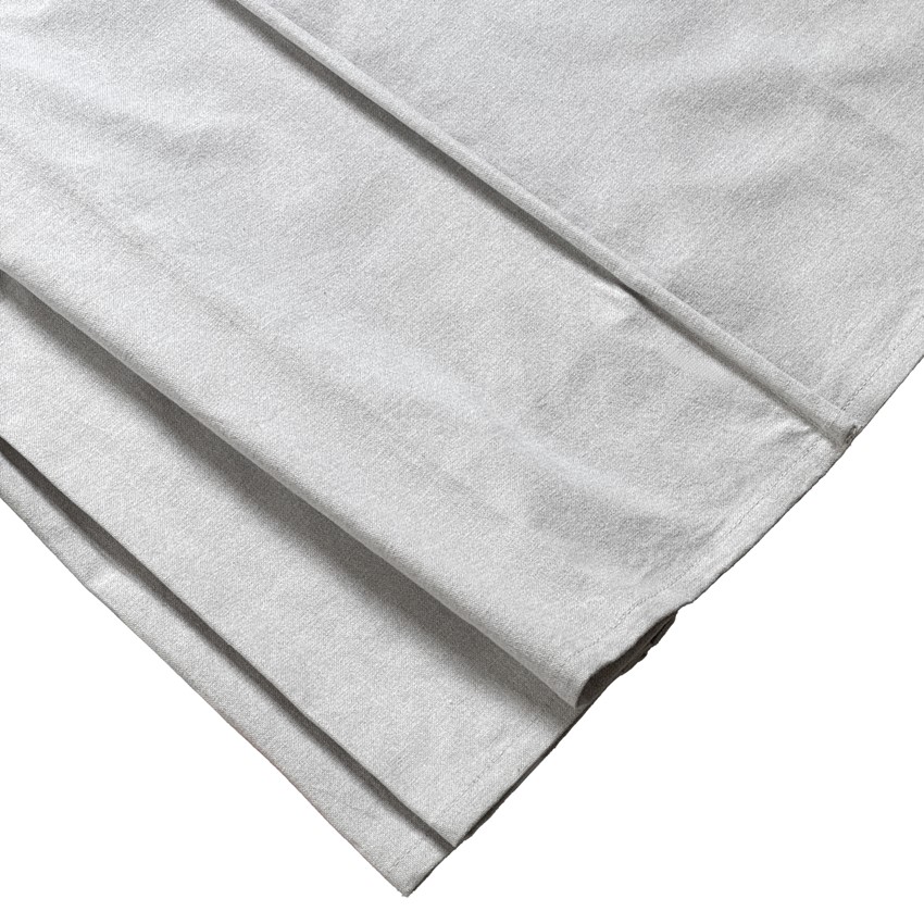 Återvunnen Hissgardin Elin, Linne/Vit