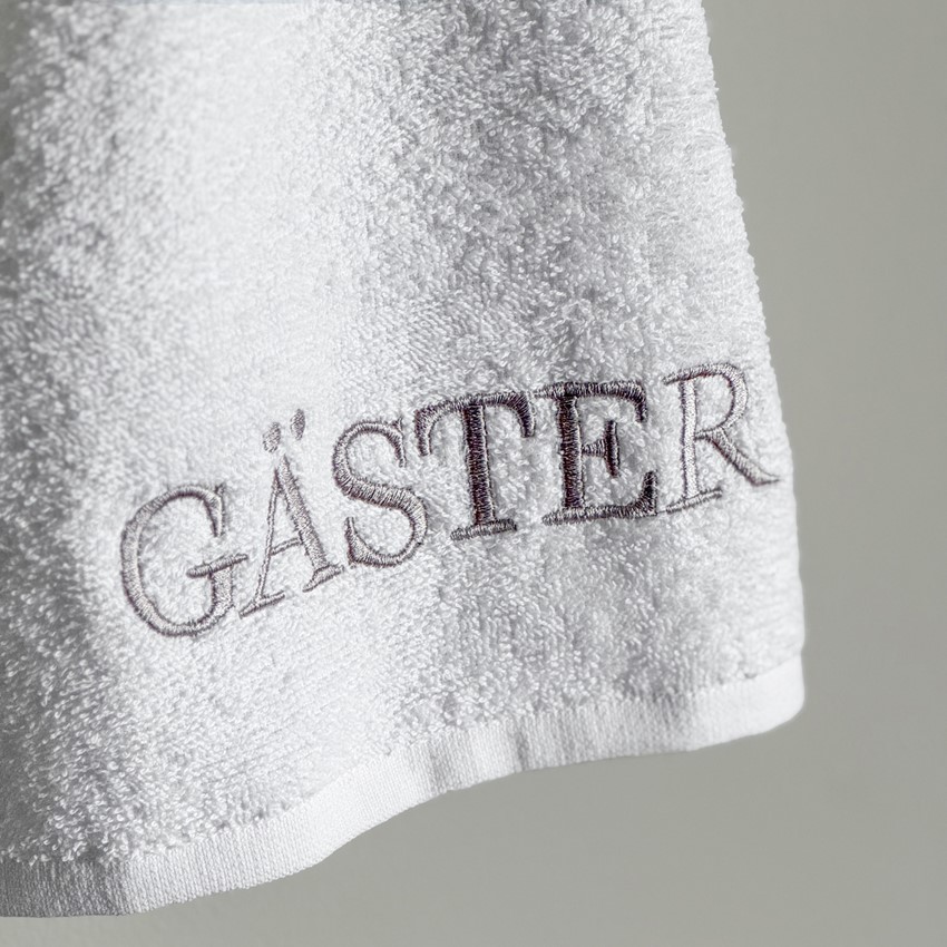 Gästhandduk Gäster, Vit