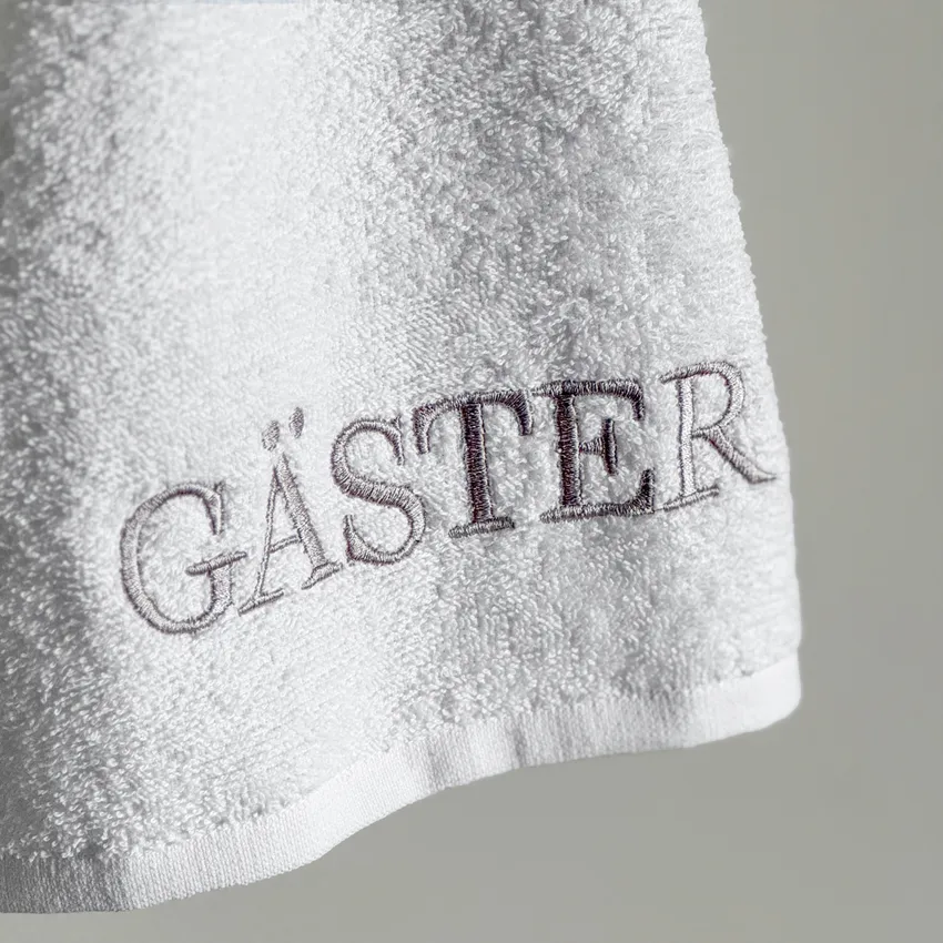 Gästhandduk Gäster, Vit