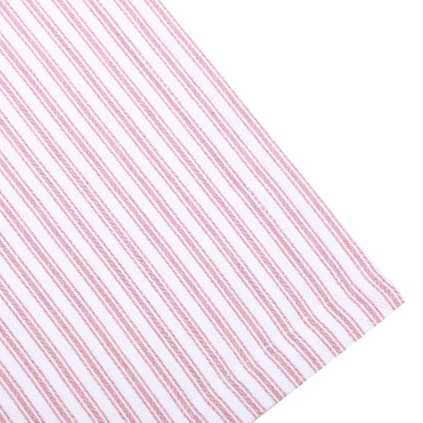Återvunnen Servett 2-pack Lina, Ljusrosa/Vit