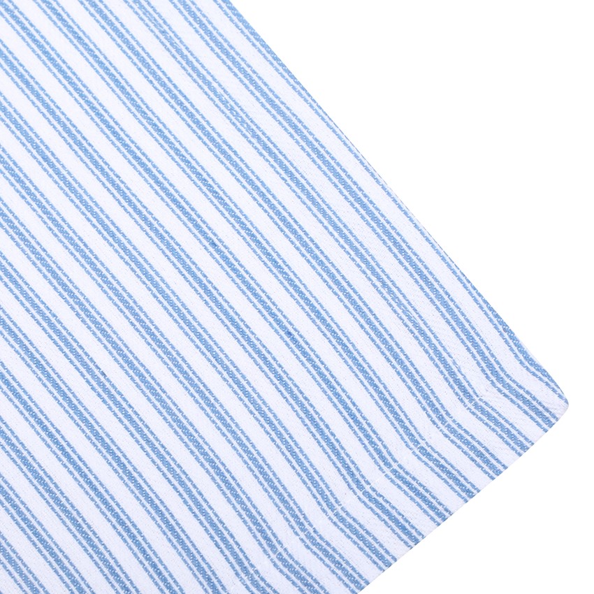 Återvunnen Servett 2-pack Lina, Ljusblå/Vit