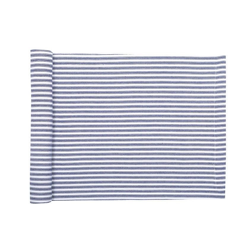 Återvunnen Löpare Lina, Marinblå/Vit