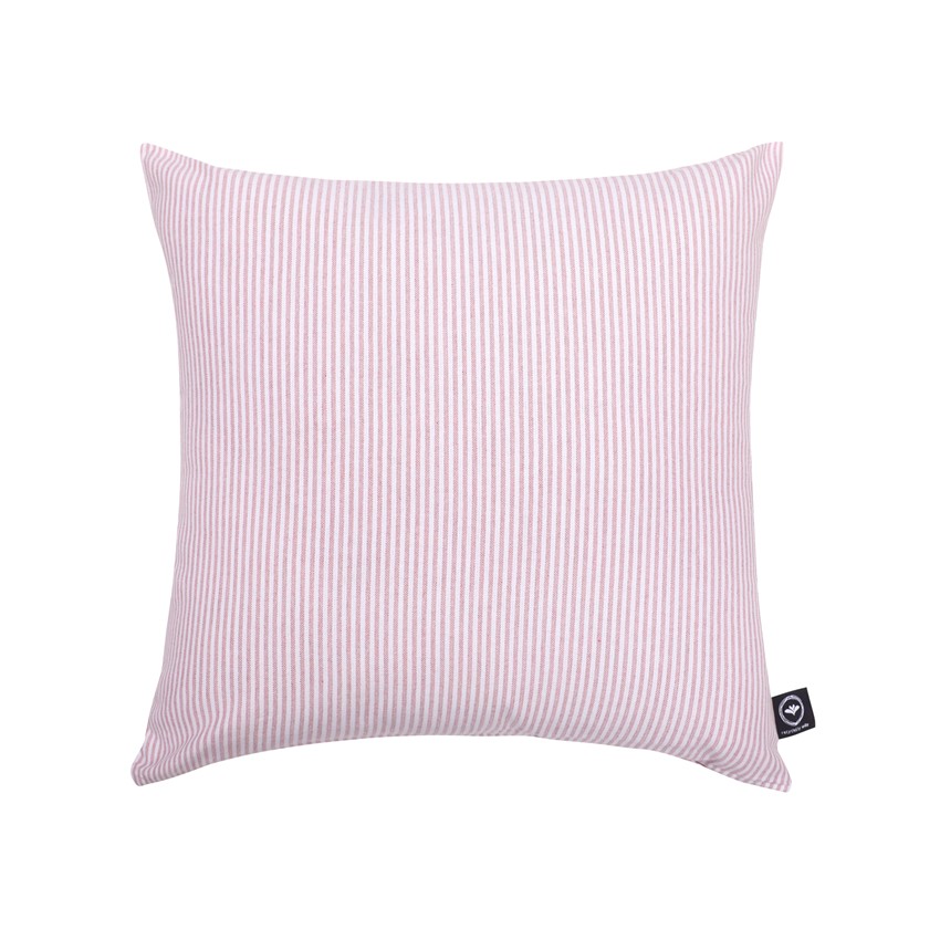 Återvunnet Kuddfodral Bosse, Ljusrosa/Vit