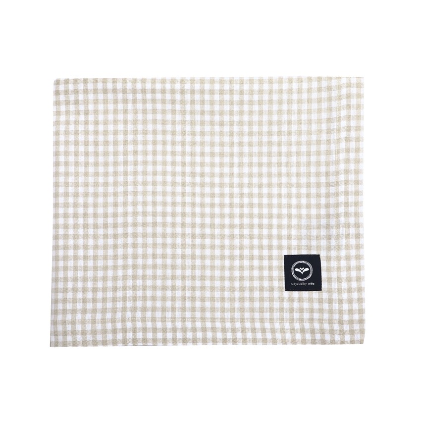 Återvunnen Duk Madicken, Linne/Vit