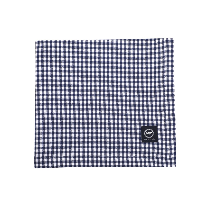 Återvunnen Duk Madicken, Marinblå/Vit