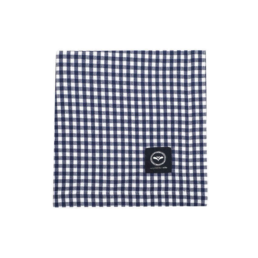 Återvunnen Duk Madicken, Marinblå/Vit