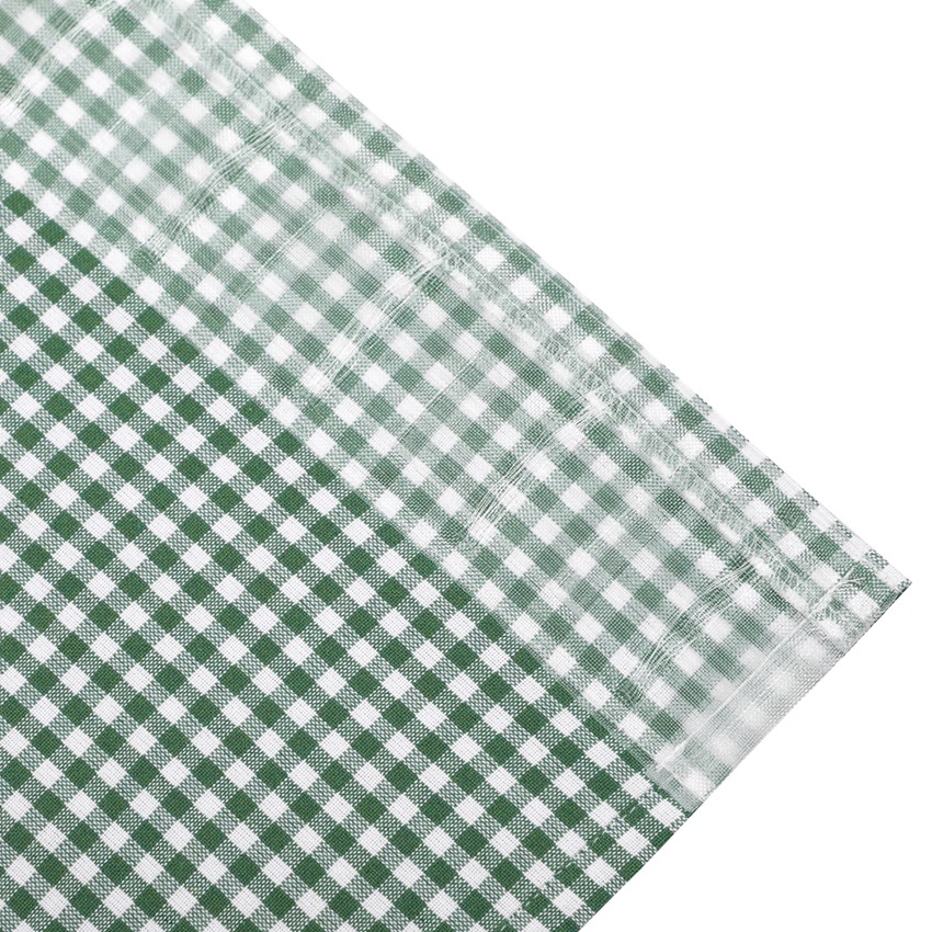 Återvunnen Gardinkappa Madicken, Grön/Vit