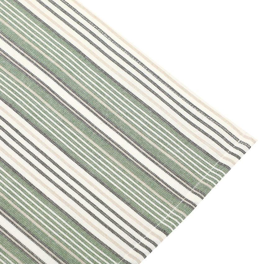 Återvunnen Kökshandduk 2-pack Eden, Grön/Beige