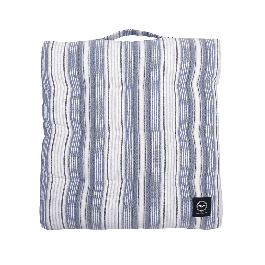 Återvunnen Palldyna Eden, Gråblå/Vit