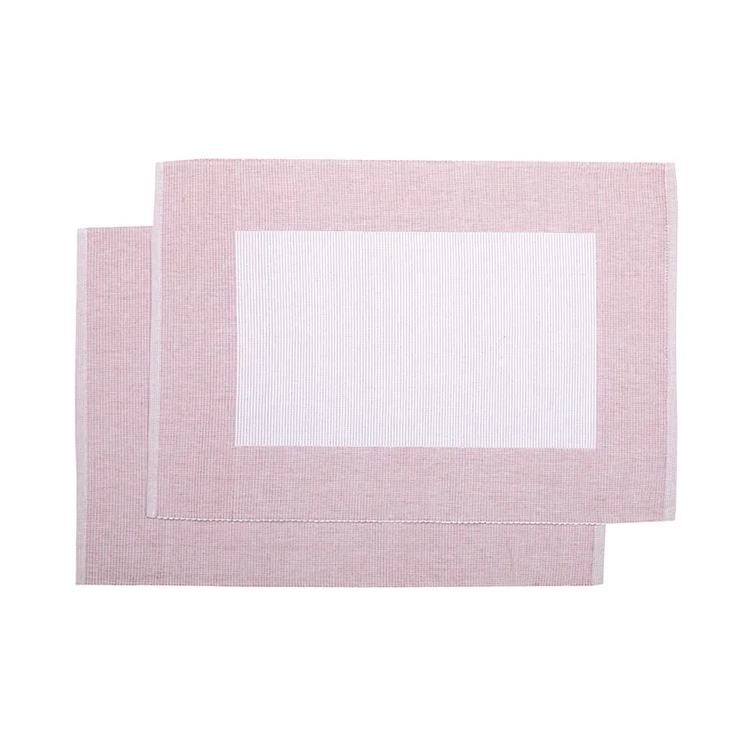 Återvunnen Tablett 2-pack Poppy, Ljusrosa/Vit