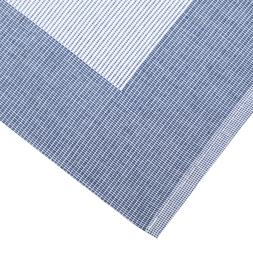 Återvunnen Löpare Poppy, Gråblå/Vit