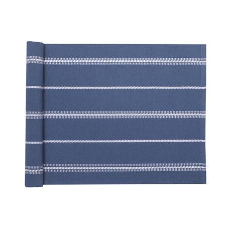 Återvunnen Löpare Herman, Gråblå/Vit