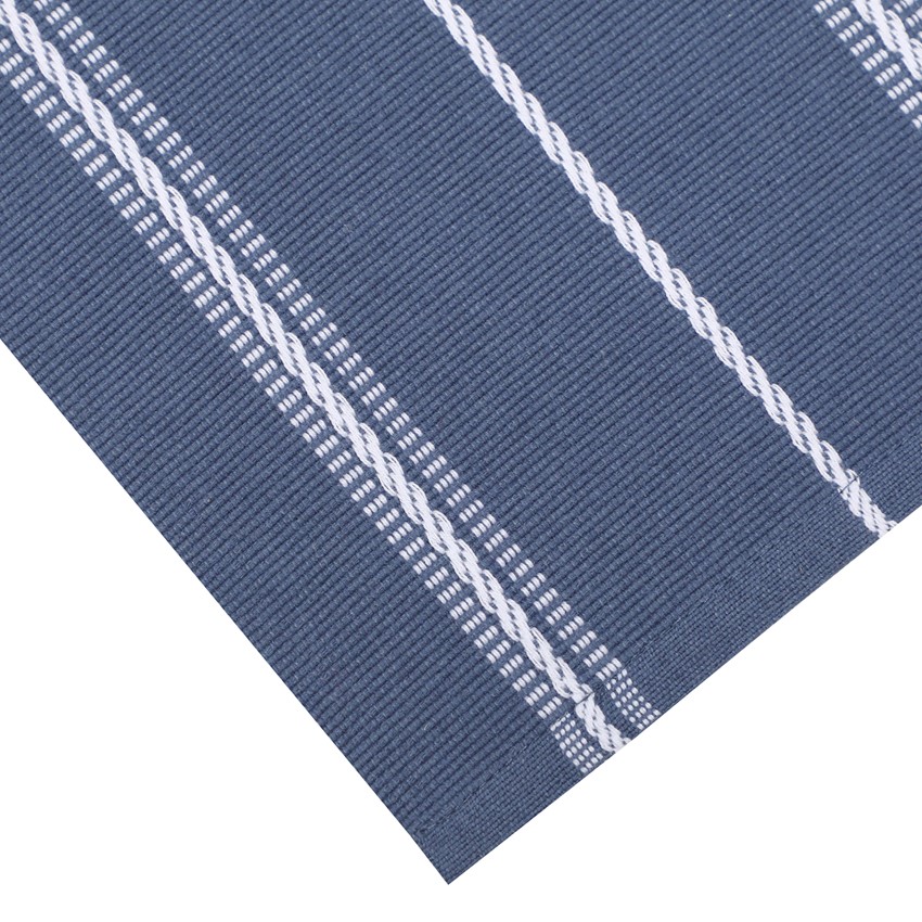 Återvunnen Löpare Herman, Gråblå/Vit