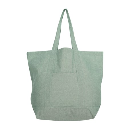 Återvunnen Väska Elin, Grön/Vit