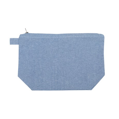 Återvunnen Necessär Elin, Gråblå/Vit