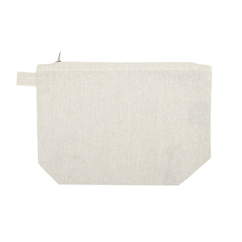 Återvunnen Necessär Elin, Linne/Vit