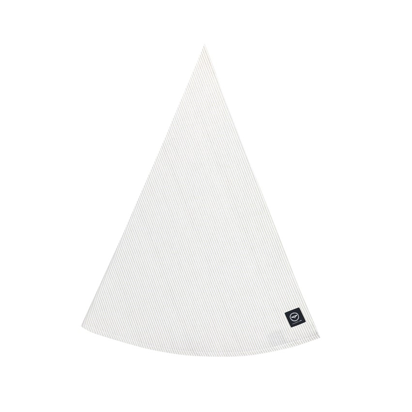 Återvunnen Avtorkningsbar Rund Duk Bosse, Linne/Vit