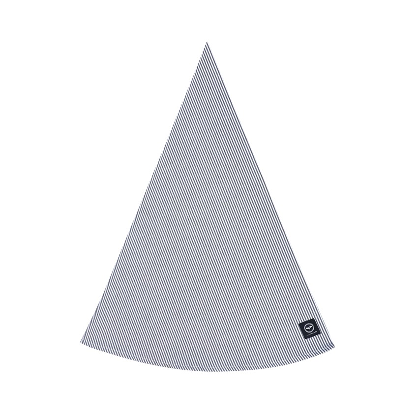 Återvunnen Avtorkningsbar Rund Duk Bosse, Marinblå/Vit