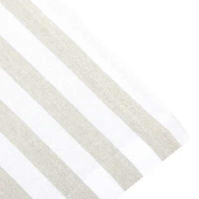 Återvunnen Duk Pelle, Linne/Vit