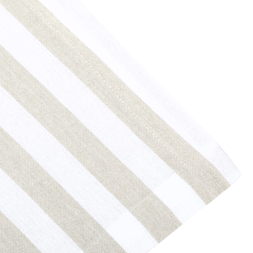 Återvunnen Duk Pelle, Linne/Vit