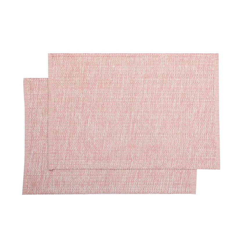 Återvunnen Tablett 2-pack Sandra, Ljusrosa/Linne