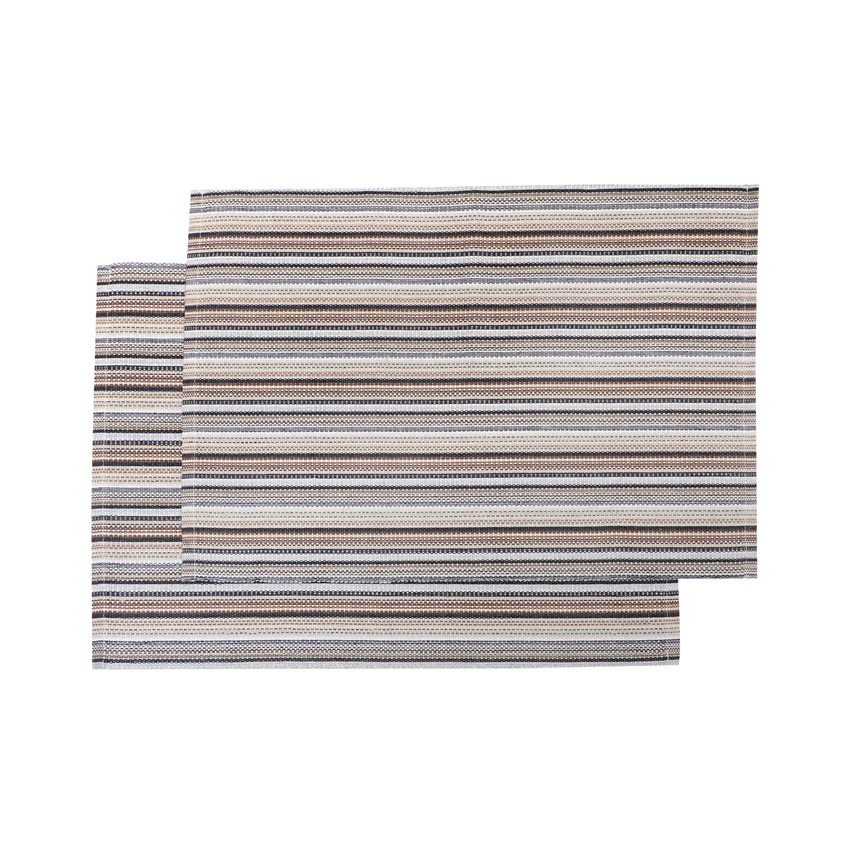 Återvunnen Tablett 2-pack Goa, Grå/Svart