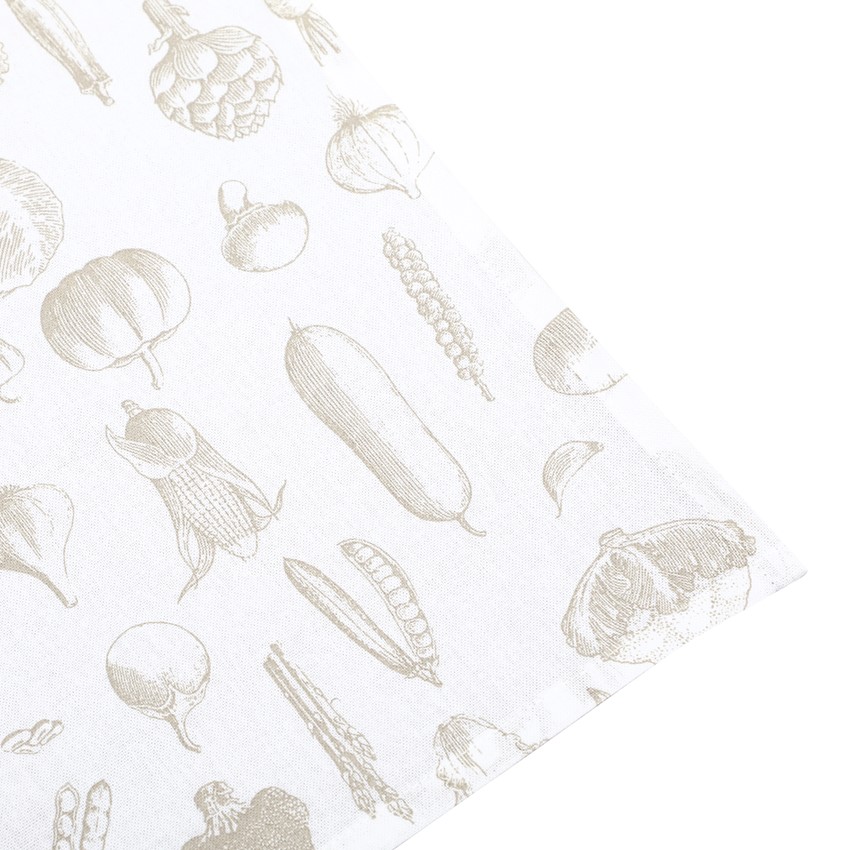 Återvunnen Kökshandduk Recycling Linnea, 4-sortering, Vit/Linne