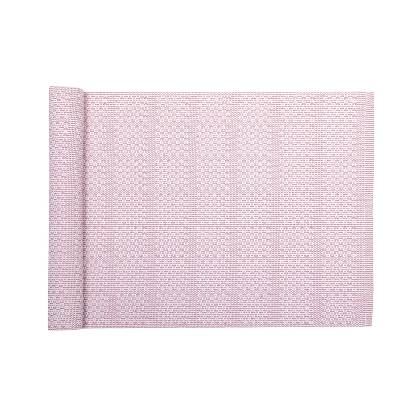 Återvunnen Löpare Ines, Ljusrosa/Vit