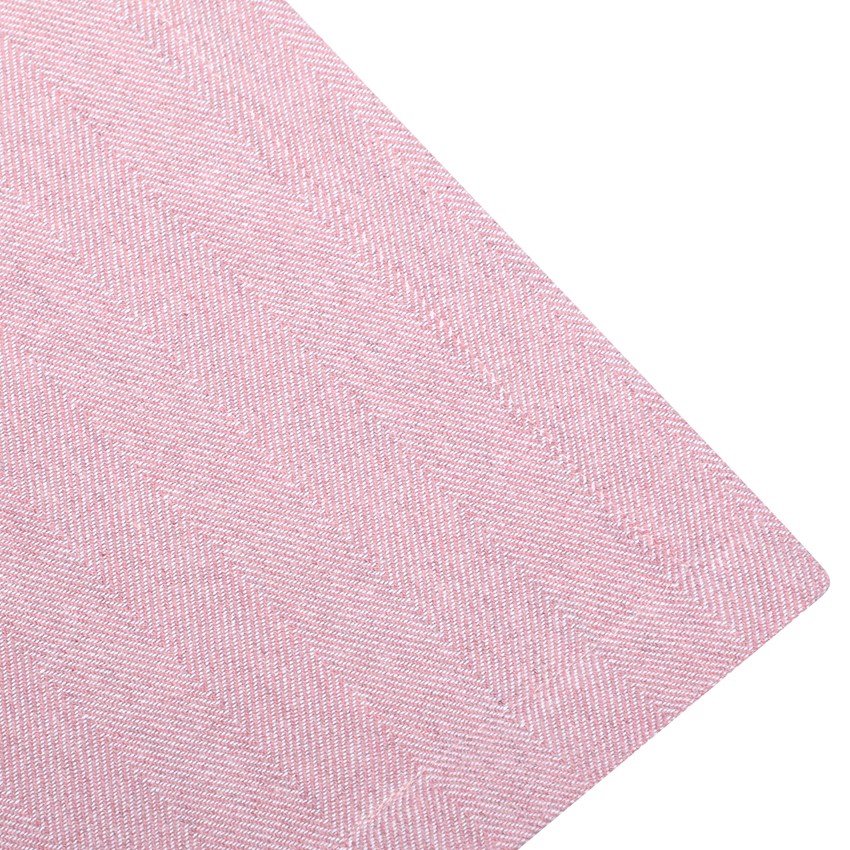 Återvunnen Duk Emil, Ljusrosa/Vit