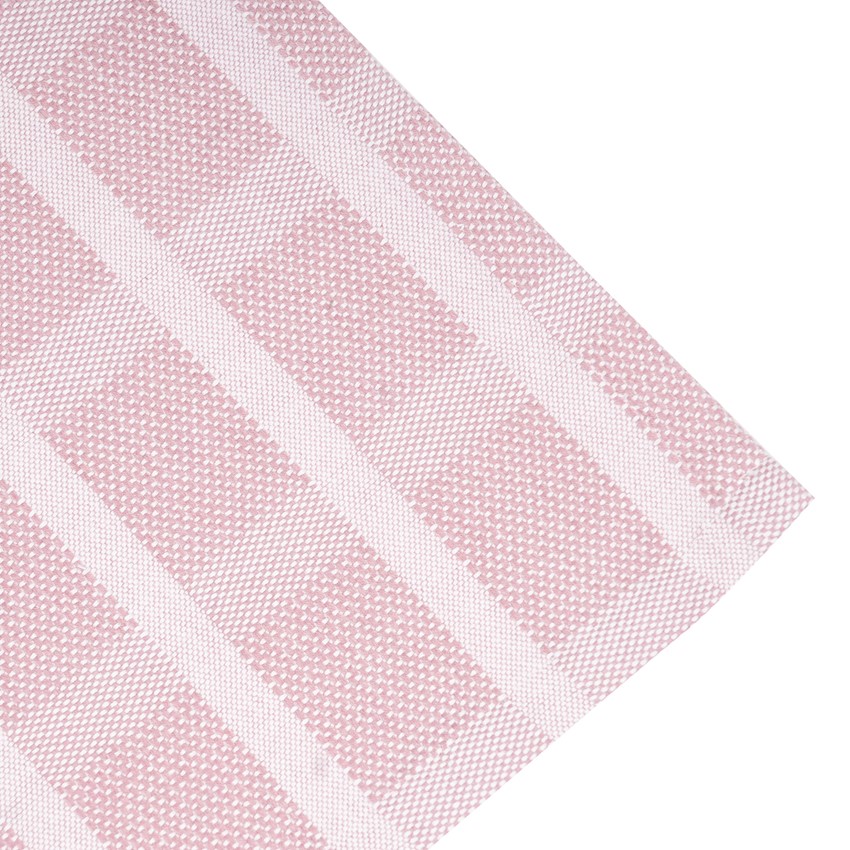 Återvunnet Överkast Bodil, Ljusrosa/Vit