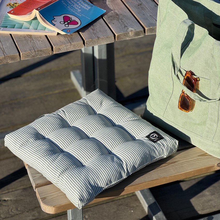 Återvunnen Palldyna Bosse, Avtorkningsbar, Grön/Vit