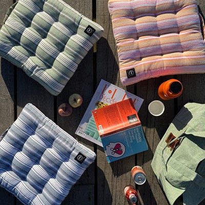 Återvunnen Palldyna Eden, Grön/Beige