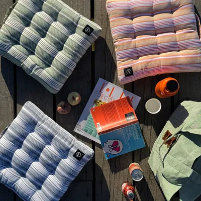 Återvunnen Palldyna Eden, Grön/Beige