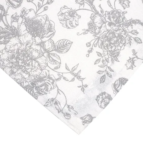 Återvunnet Förkläde Juni, Vit/Ljusgrå