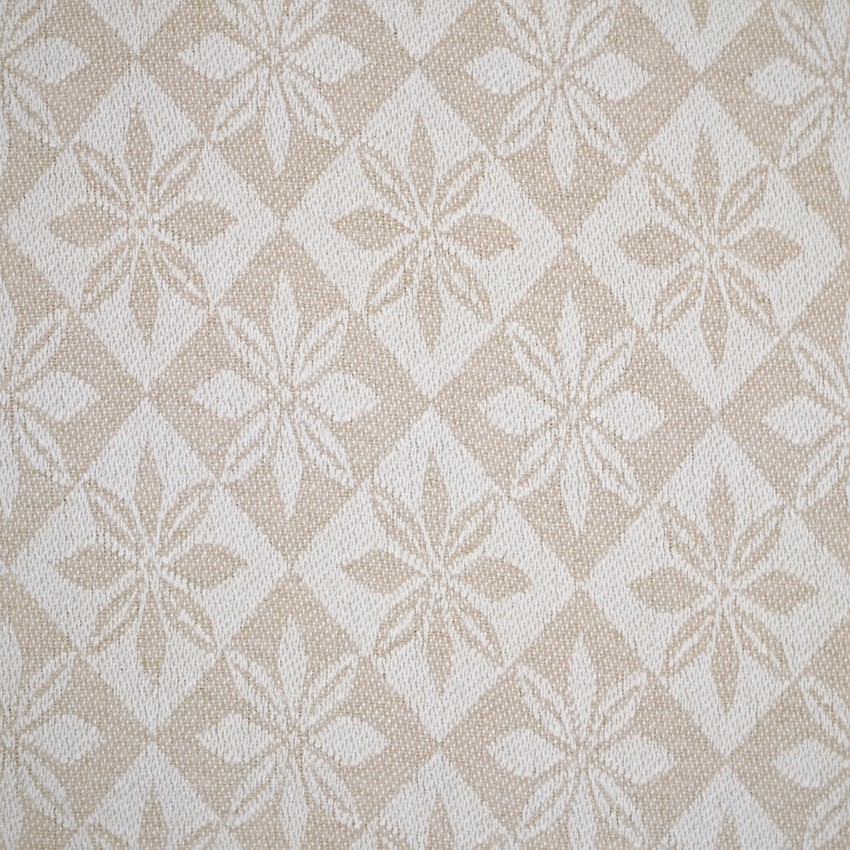 Återvunnen Metervara Anna, Linne/Beige