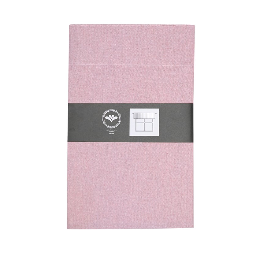 Återvunnen Gardinkappa Elin, Ljusrosa/Vit