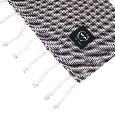 Återvunnet Badlakan Hamam Alice, Brun/Ljusbrun