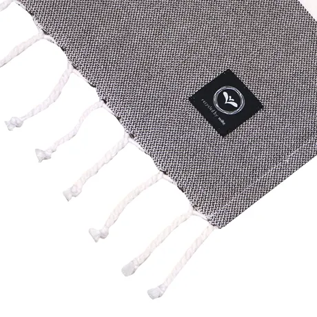 Återvunnet Badlakan Hamam Alice, Brun/Ljusbrun