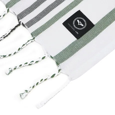 Återvunnet Badlakan Hamam Le Havré, Vit/Grön