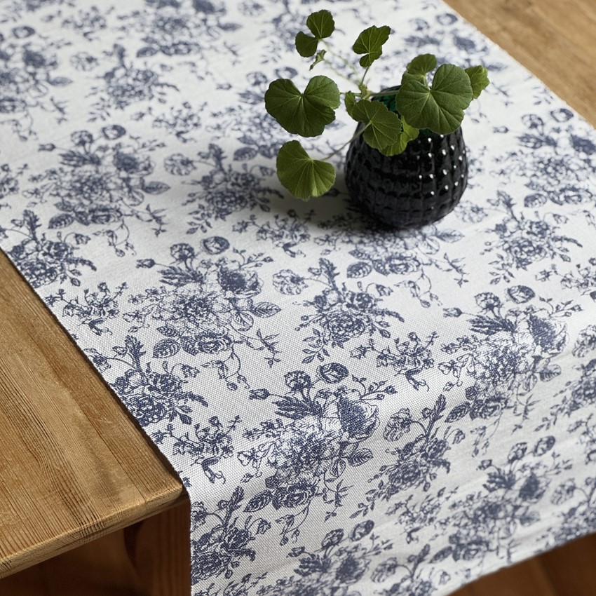 Återvunnen Löpare Juni, Vit/Blå