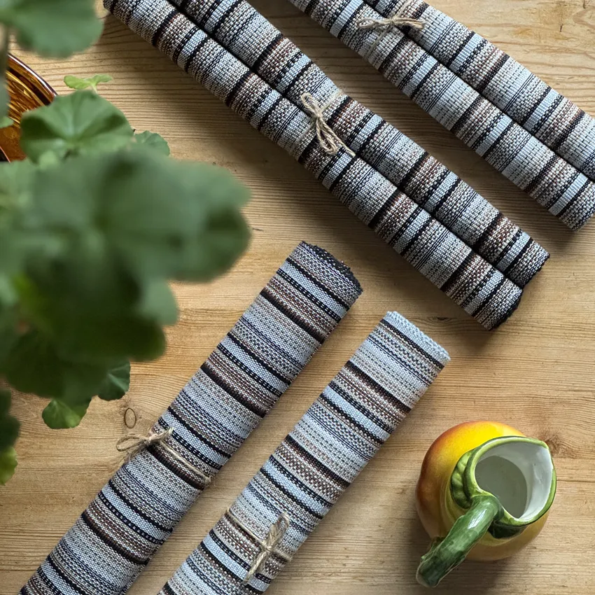 Återvunnen Tablett 2-pack Goa, Svart Multi