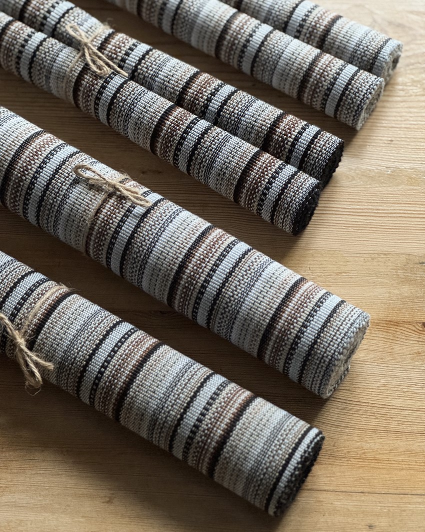 Återvunnen Löpare Goa, Svart Multi